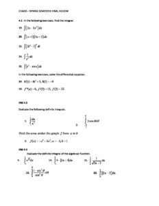 Spring Geometry Final Paper Review for Spring Final – Mrs. Snow's Math